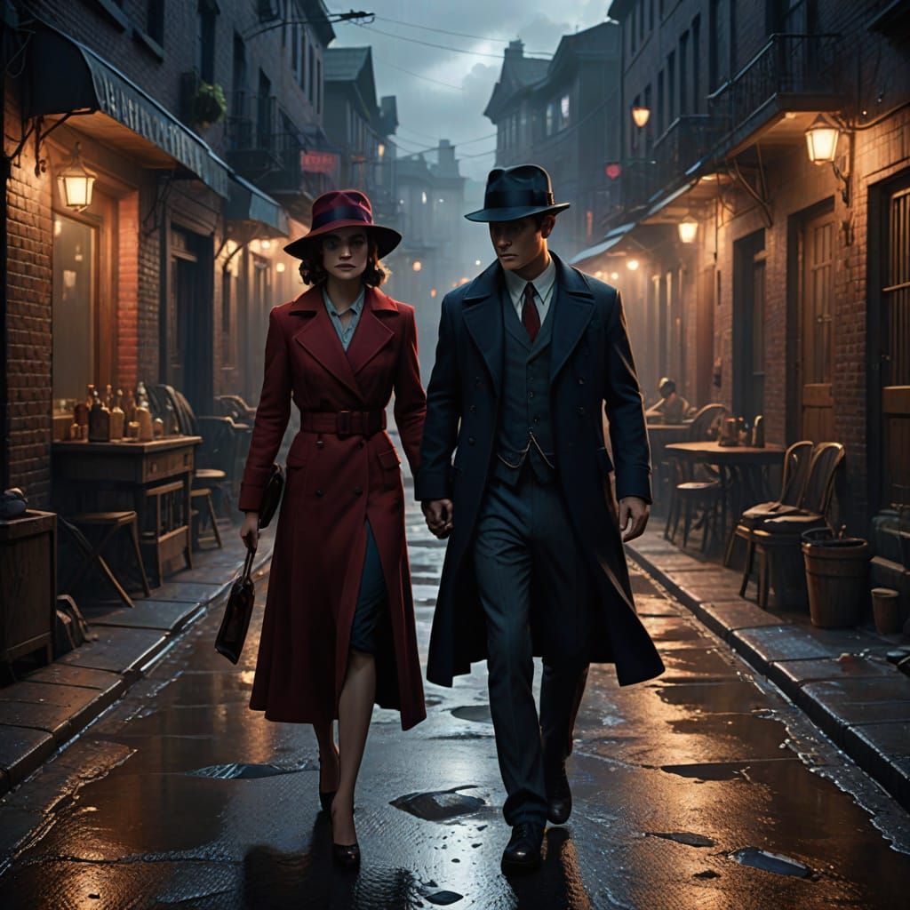 Joseph Gordon-Levitt as a Private Detective in a Smoky Alley...