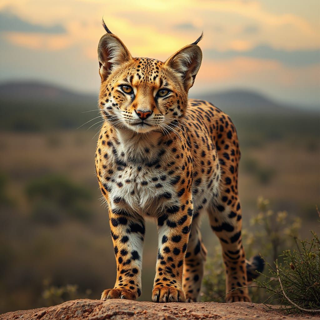 Kalahari wildcat in southwest Africa #3