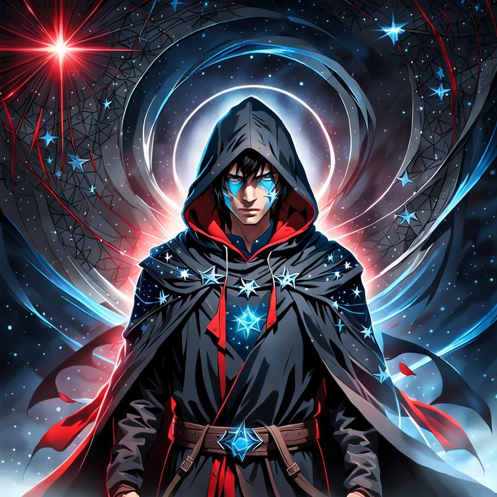Mysterious Hooded Adventurer in Hyper-Realistic Digital Art