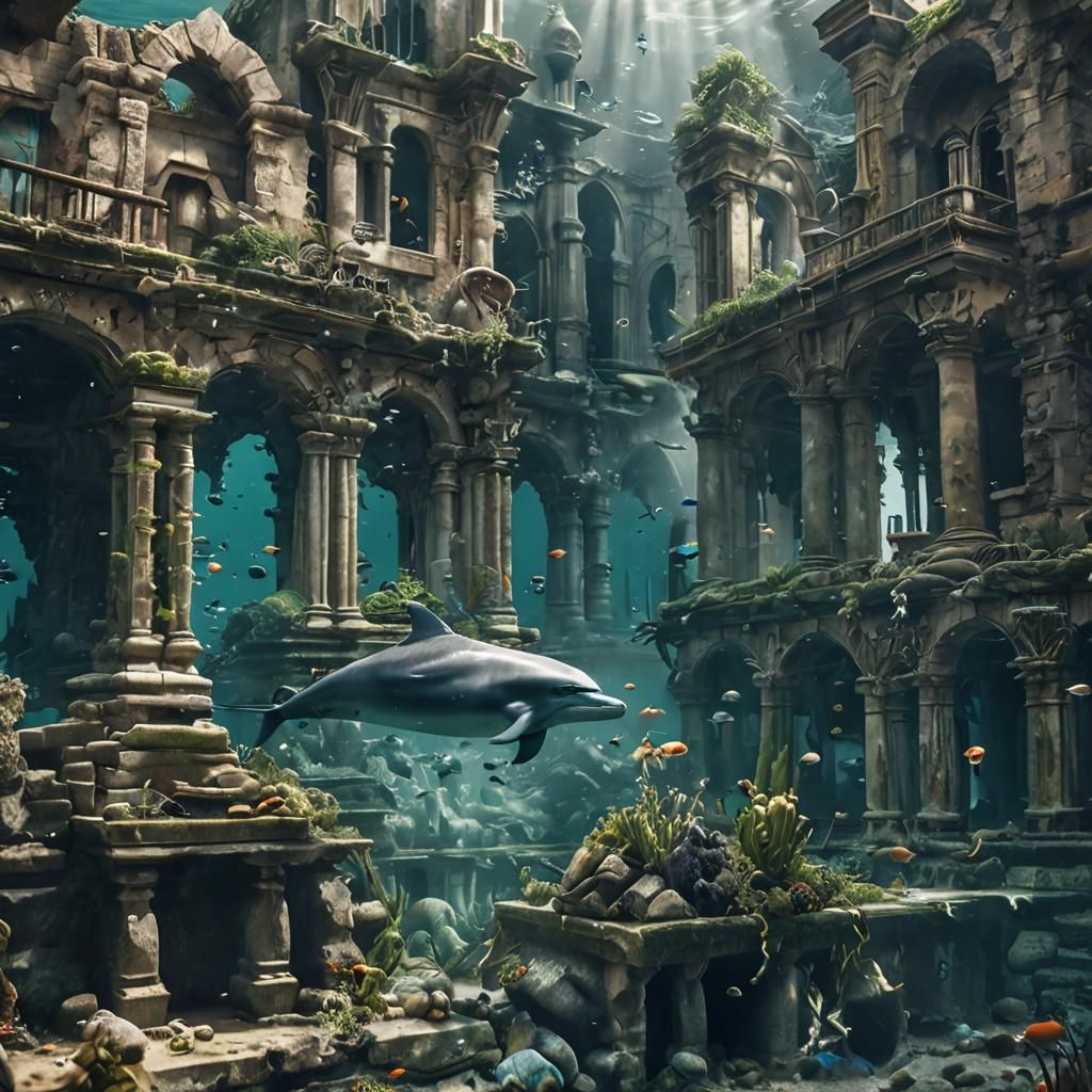 Atlantis Ruins: Underwater Photography of Lost City