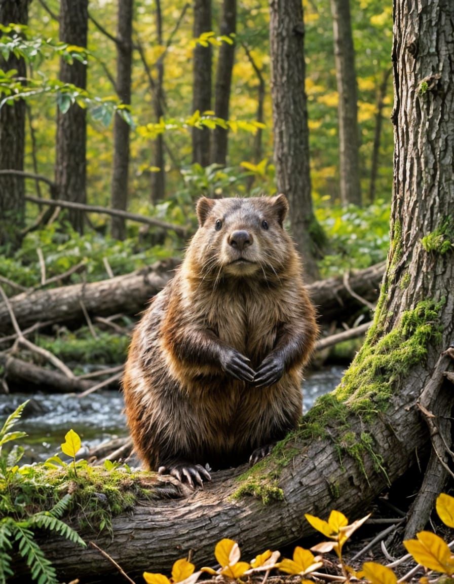 Satirical Woodland Conservation