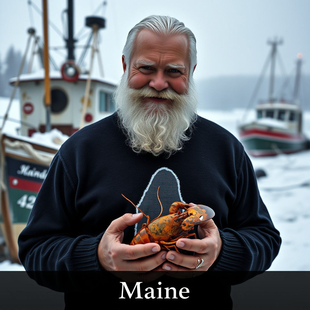 Wisdom of the Everyday Santa in Serene Winter Wonderland