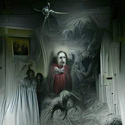 The Conjuring House: A Horror Scene