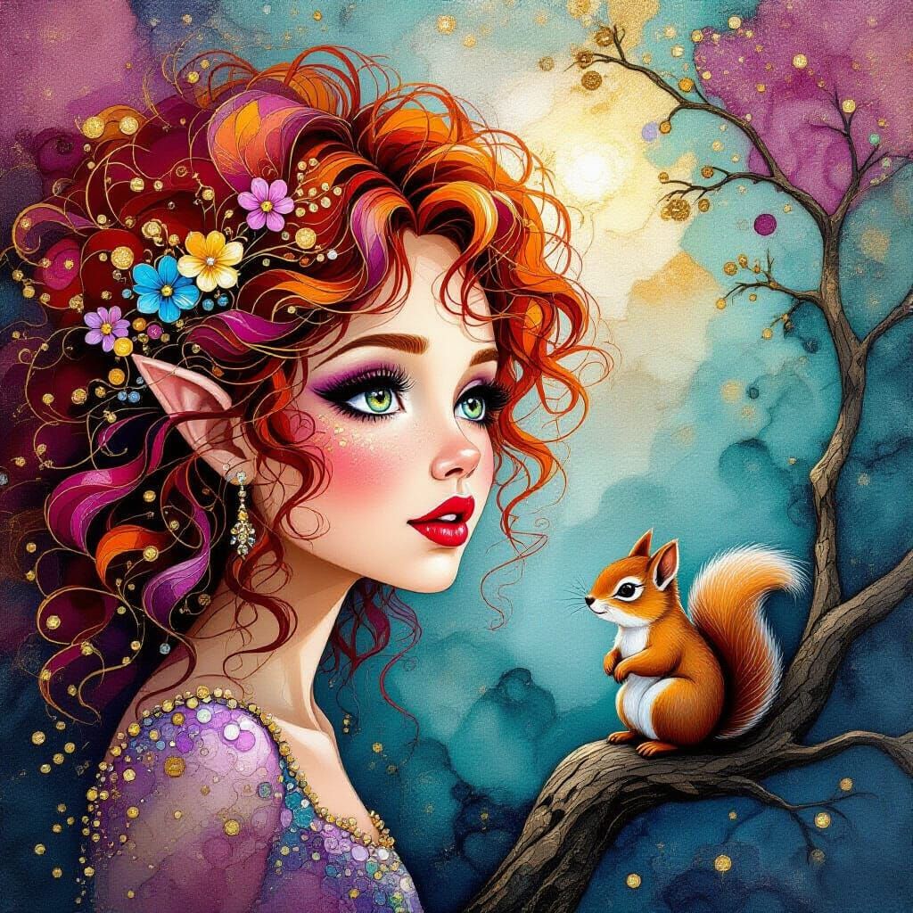 Squirrel Fairy