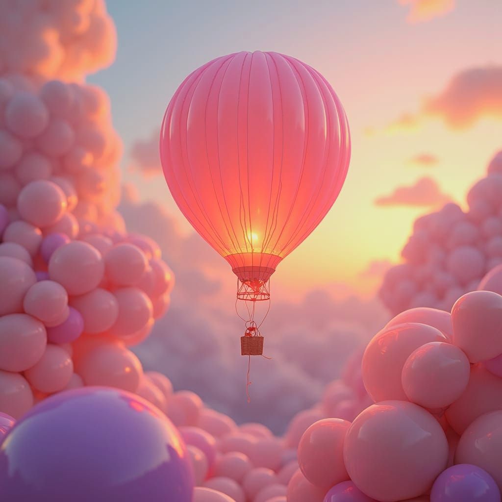 Rose Pink Balloons with Rose Gold Backdrop