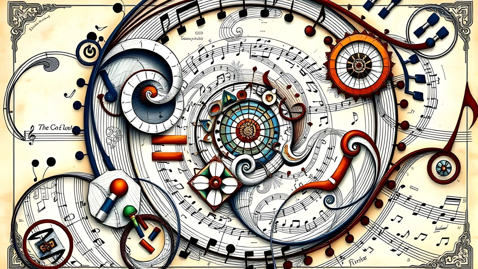 Geometric Abstract Music Composition