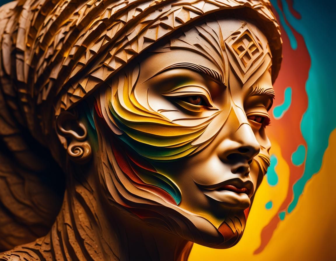 Hyperrealistic Shawarma Silhouette Splash Art