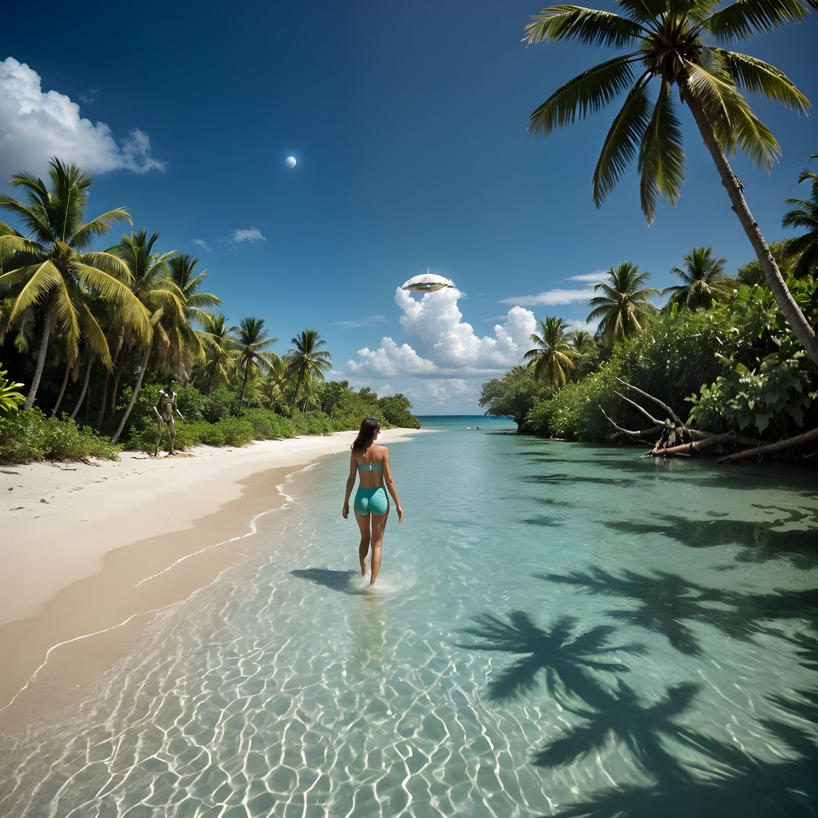 A Romantic Getaway on a Deserted Caribbean Island