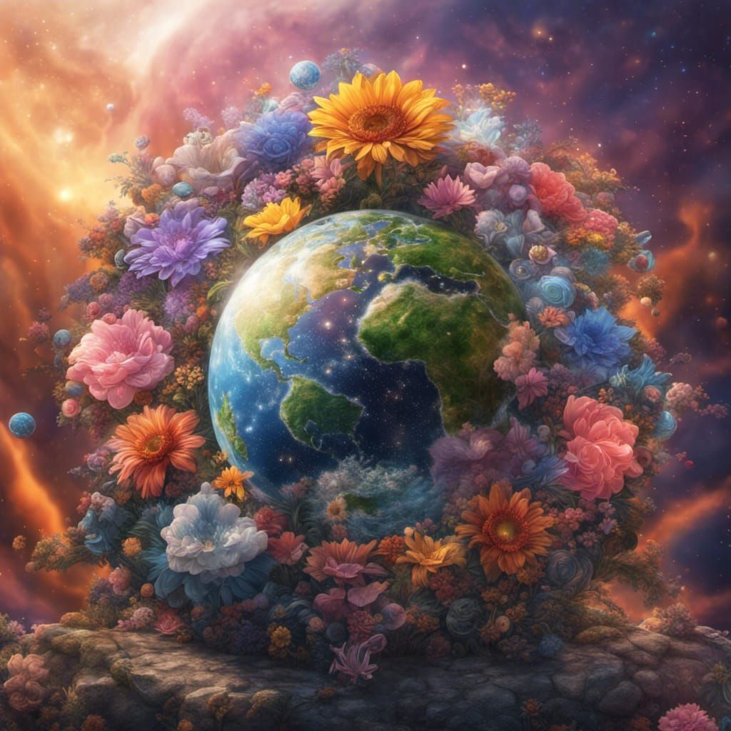 Solarpunk Peace on Earth: A Hyperrealistic Vision