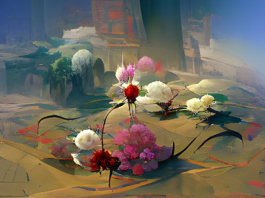 Floral Masterpiece in Photorealistic Style