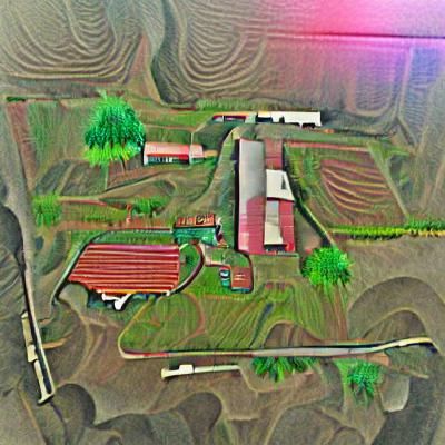 AI Generated Image of a Farm