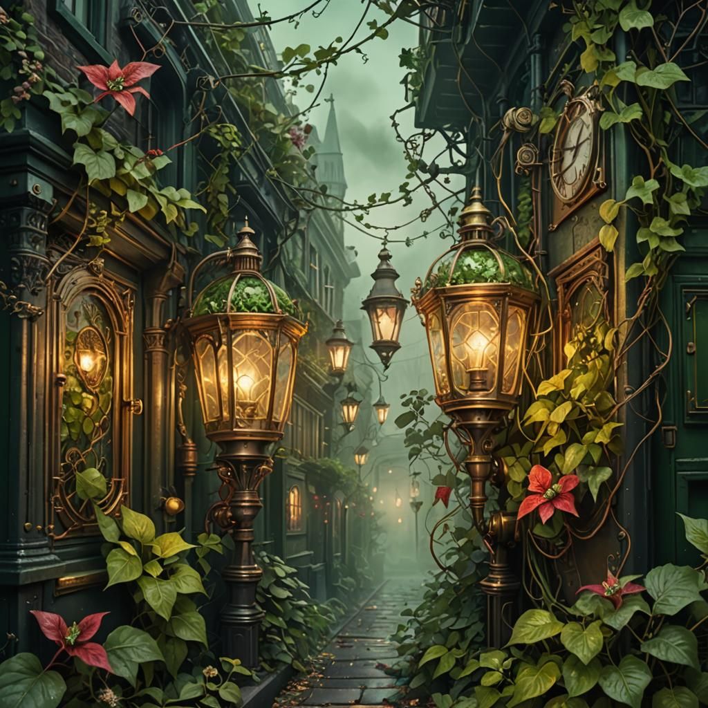 Alley to Poison Ivy's Townhouse in Victorian London