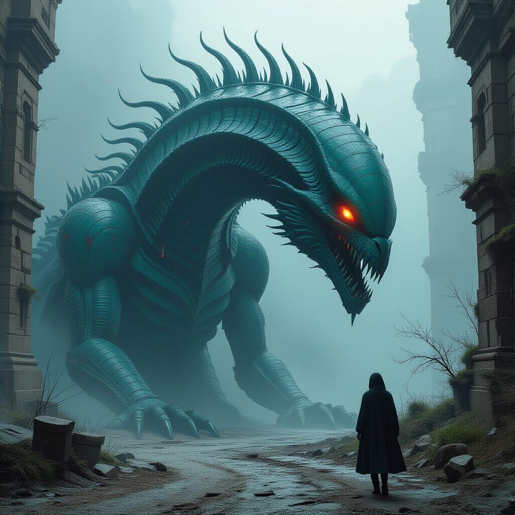 Surreal Sacrifice Questioning Sanity in Cyberpunk Horror