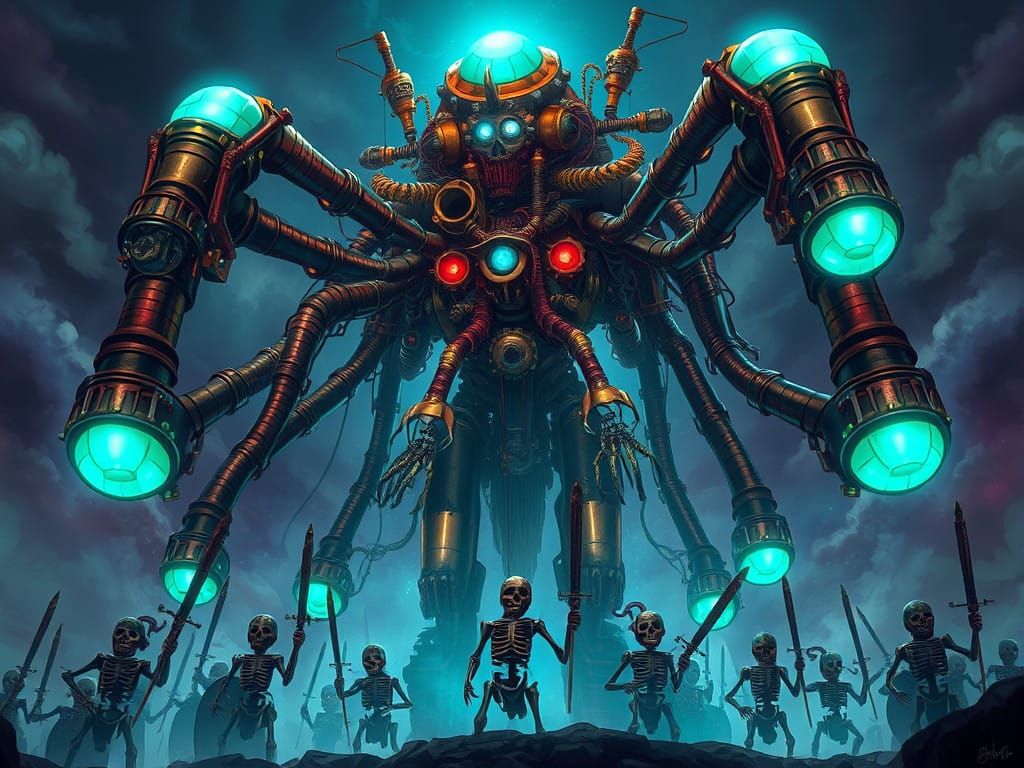 Cybernetic Horror in Steam Punk Aesthetic