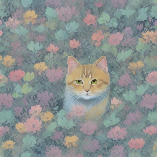 Playful Cats and Dogs in Pixar Style