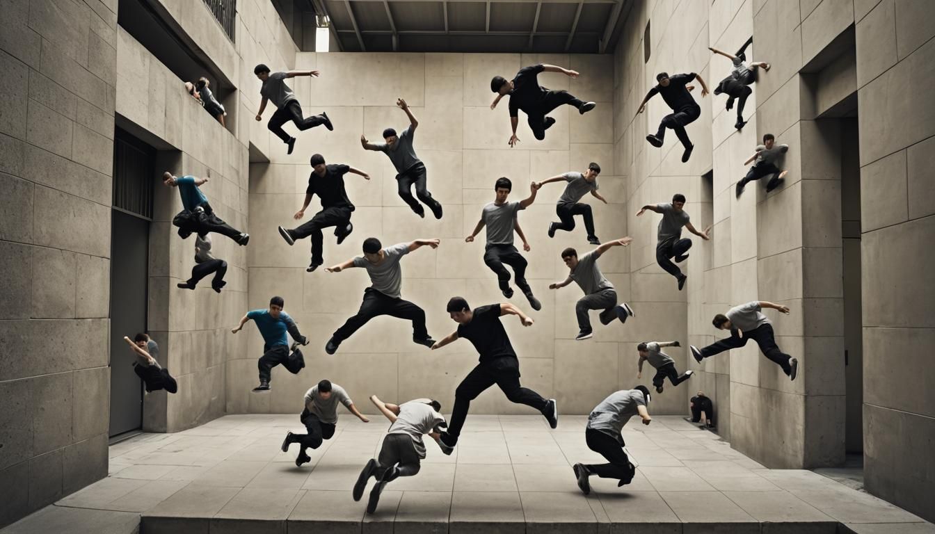 Parkour, Motion in Static Image form