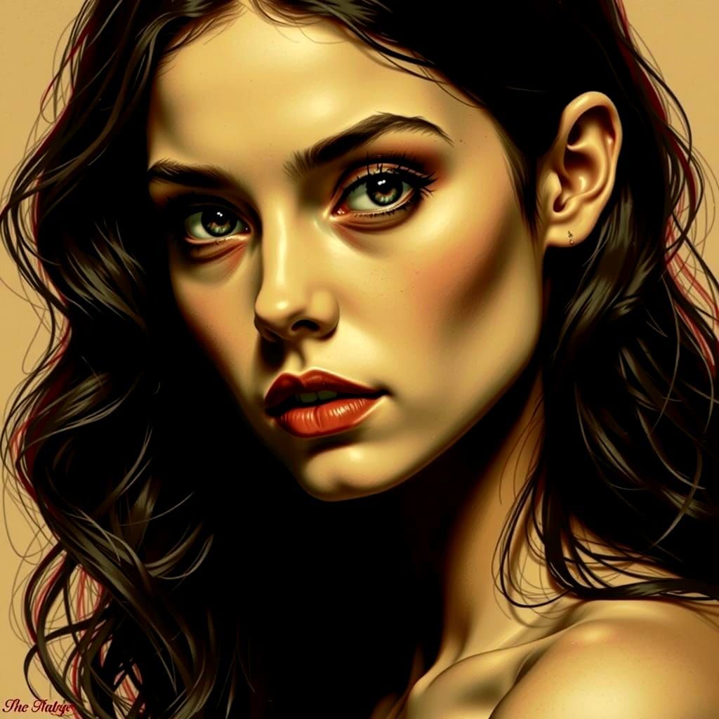 Expressive Red Sculpture as Painterly Art