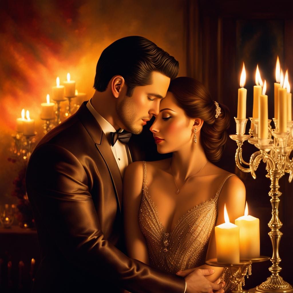 Portrait of a couple on their wedding anniversary