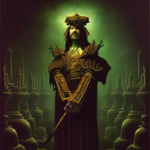 Dagon Cultist in Sacrificial Regalia