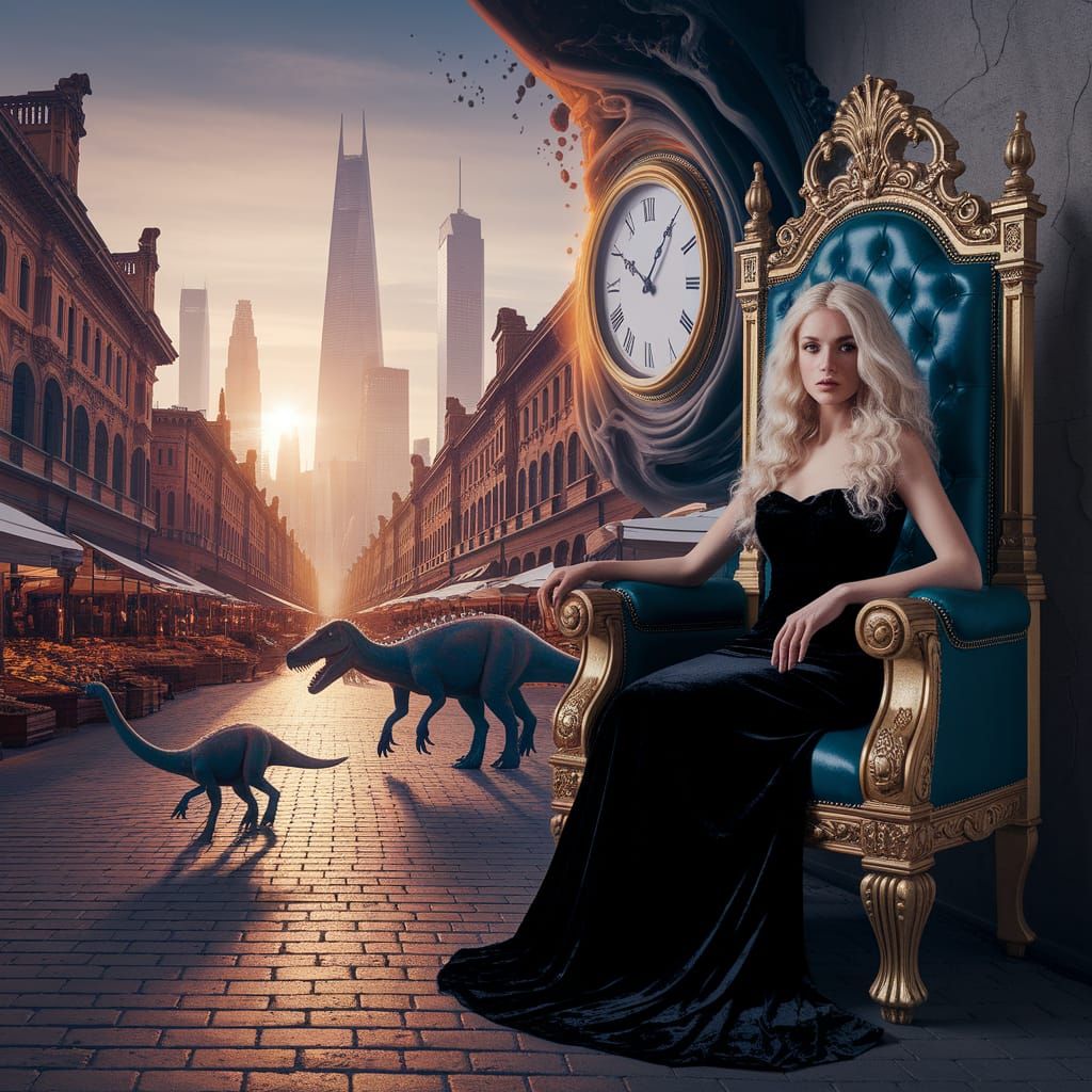 Ancient Marketplace Meets Future: A Temporal Anomaly