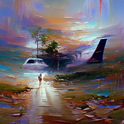 Evocative Oil Painting Captures Feeling Lost