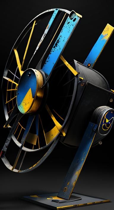 Abstract Portrait in Digital Art Style