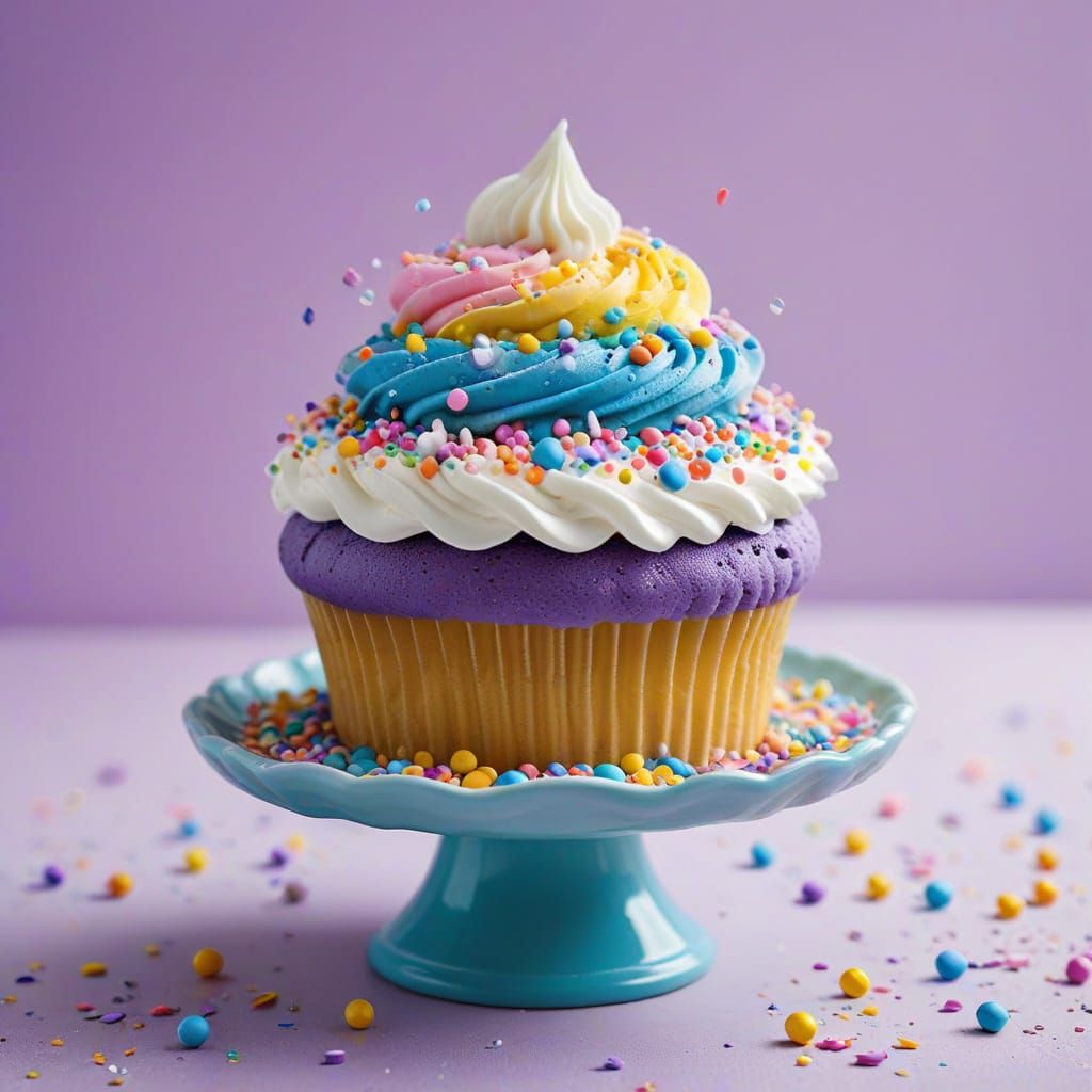 Word Bead Cupcake: A Sweet Poetic Treat