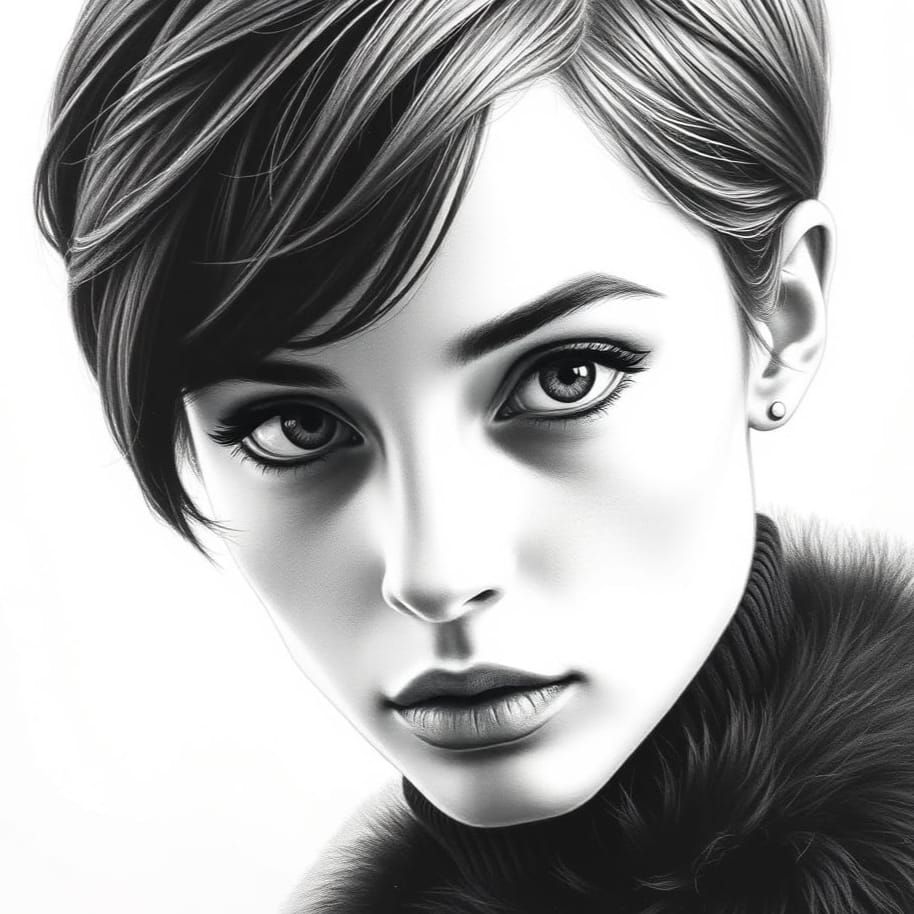 Pencil Drawing Portrait