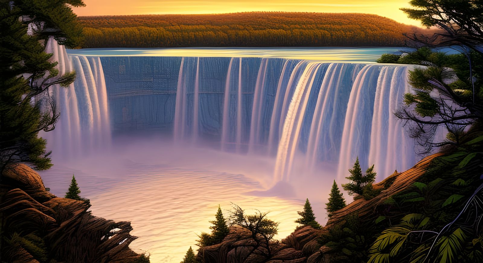 Niagara Escarpment Comic Book Art