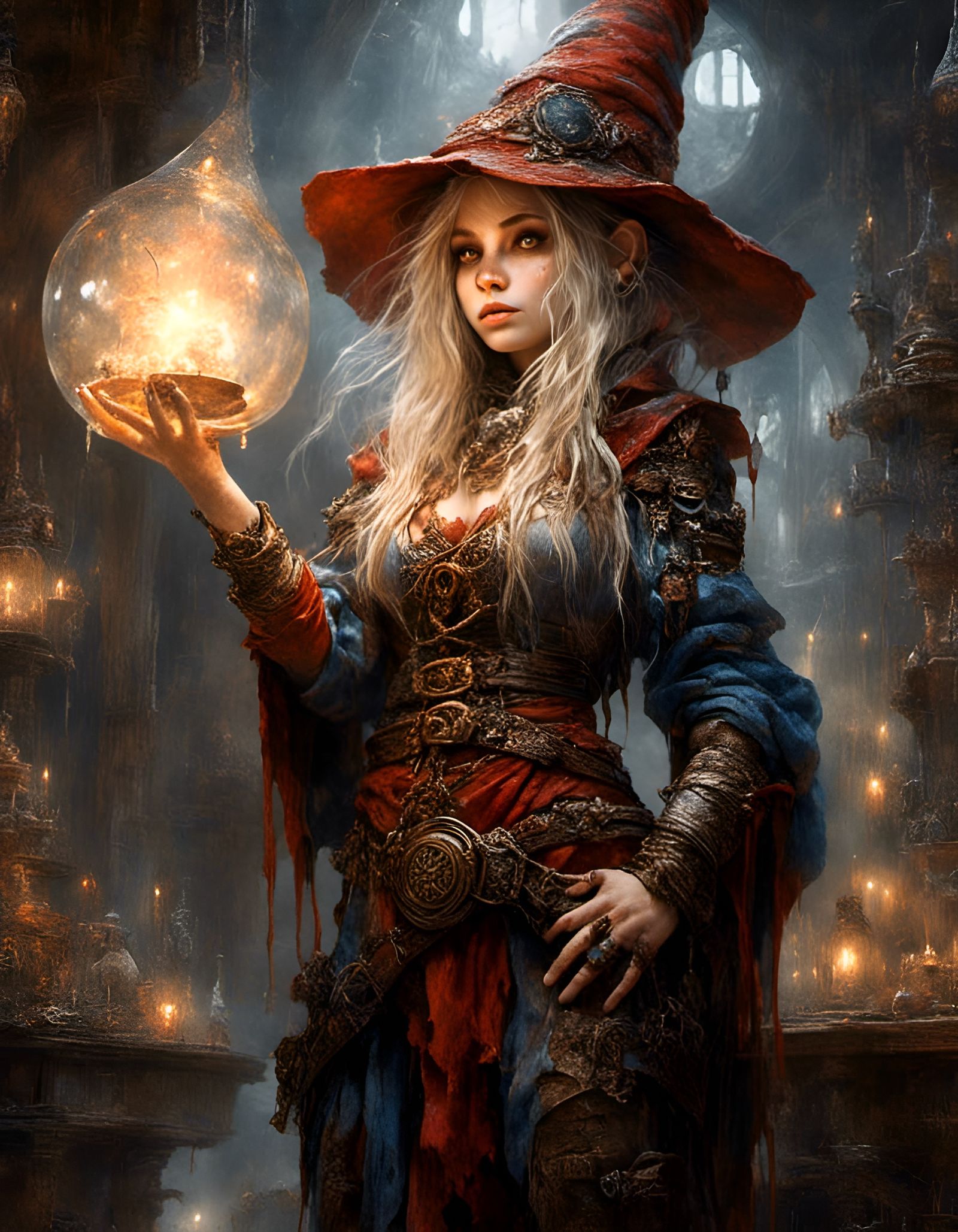 Gnome Illusionist Wizard in Detailed 16k Resolution