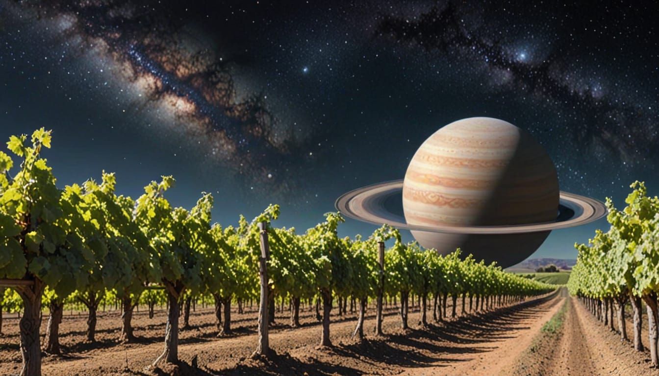 Auroral Vineyard on Saturn