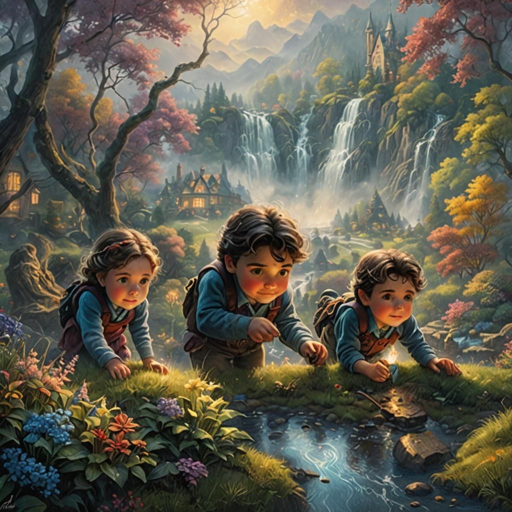 Hyperrealistic Ethereal Fantasy Landscape in High Definition