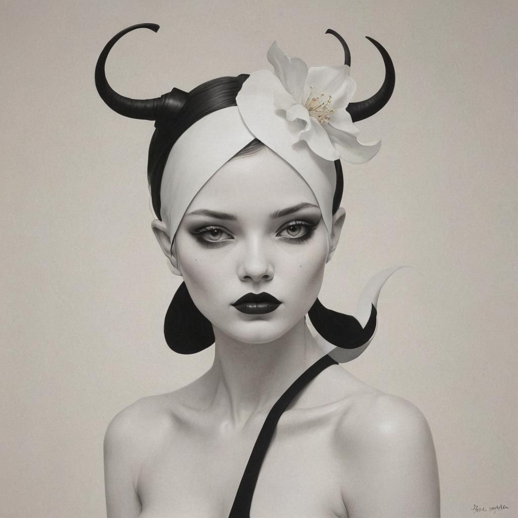 Ethereal Portrait in Ruben Ireland Style