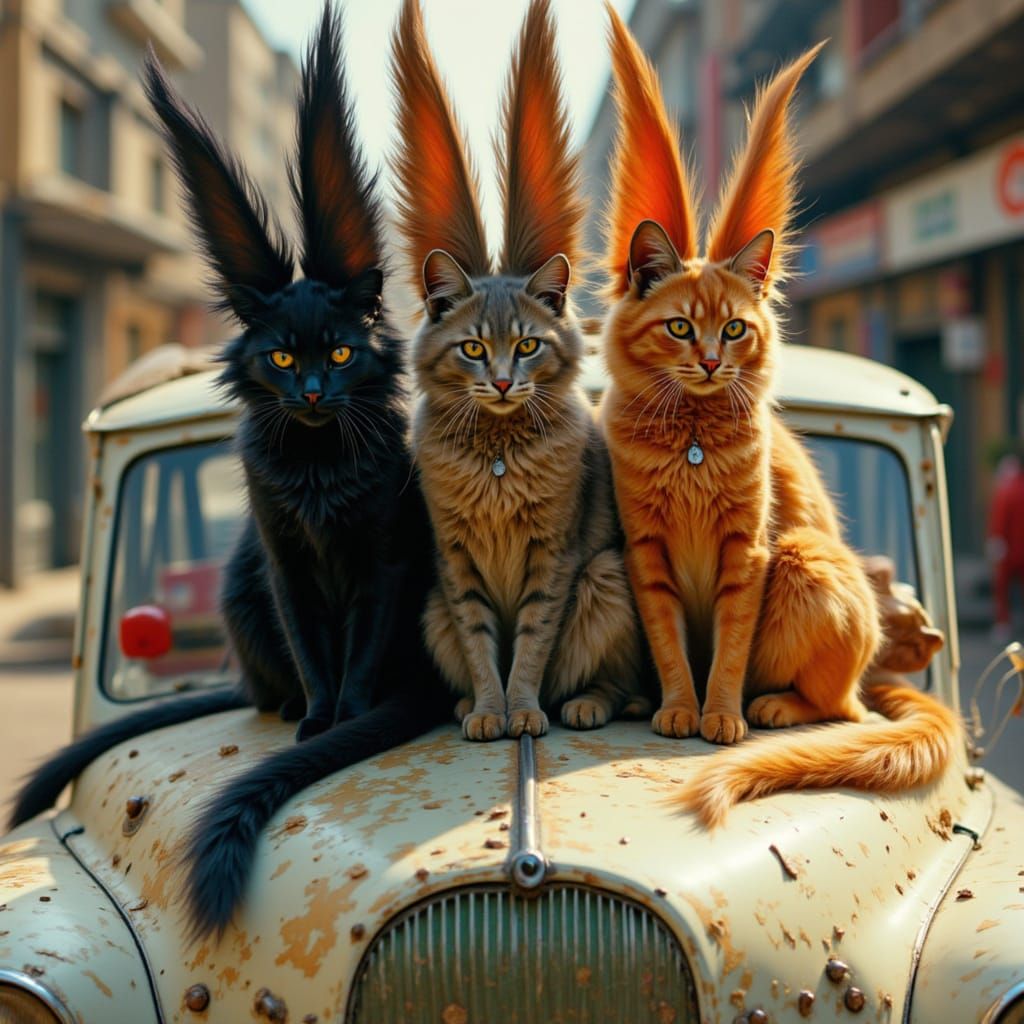 Alien Cats on Earth....