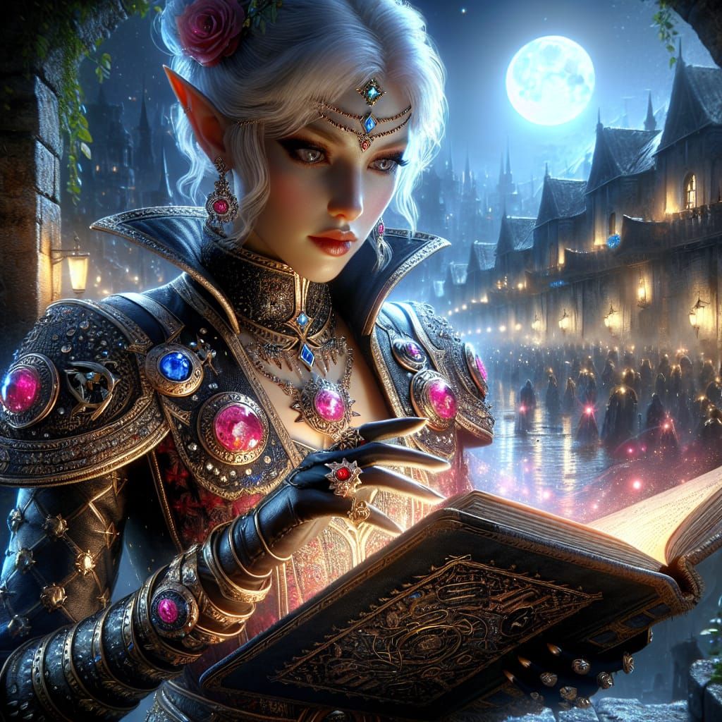 Enchanting High Elf Studies Rose Gold Magic