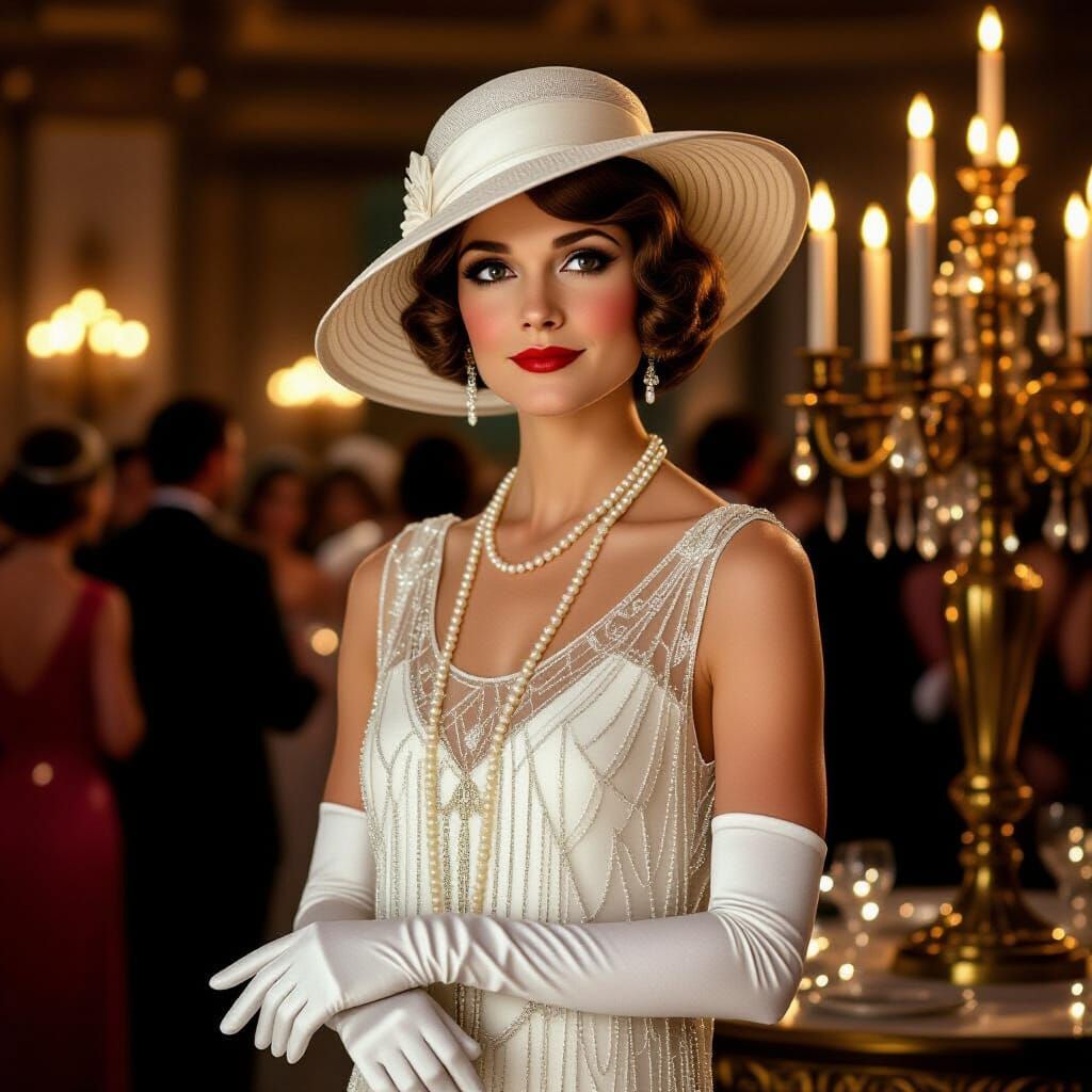 Cindy Williams as Daisy in Art Deco Style