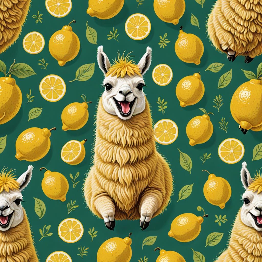 Laughing Lemon Llama