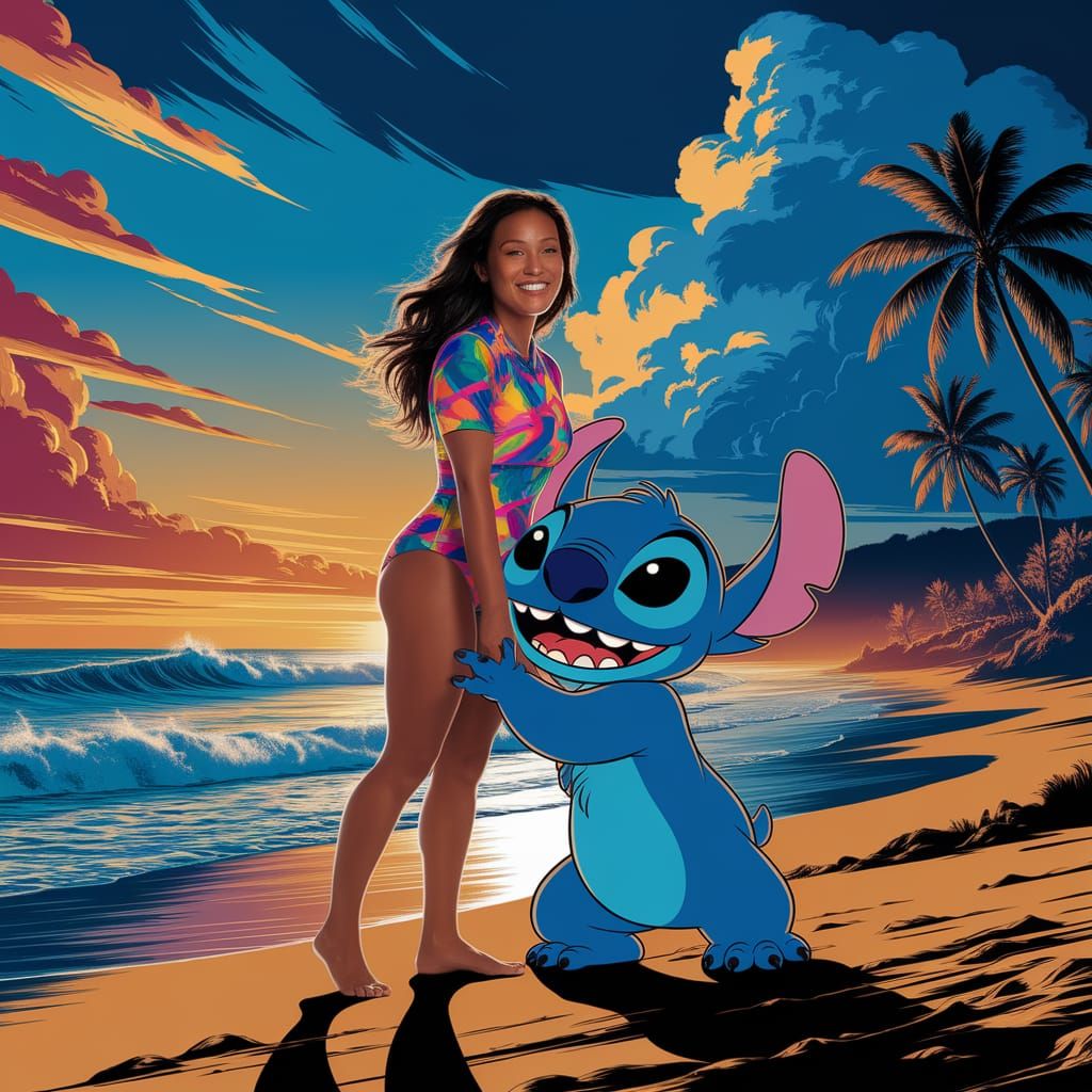Nani and Stitch