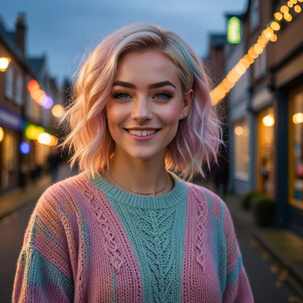 Wednesday in Pastel Werewolf Form