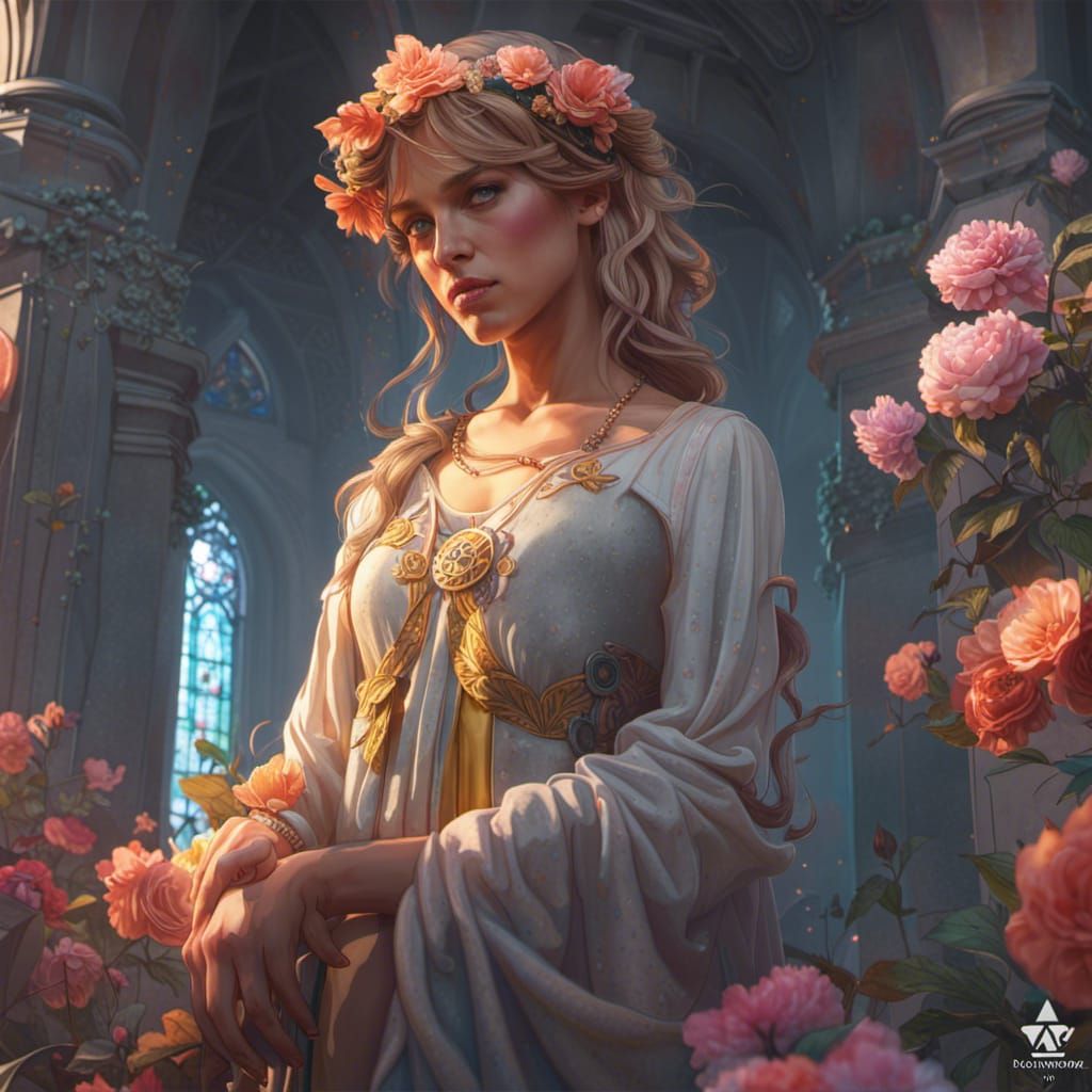 Peaceful Cemetery Concept Art in 8K Resolution