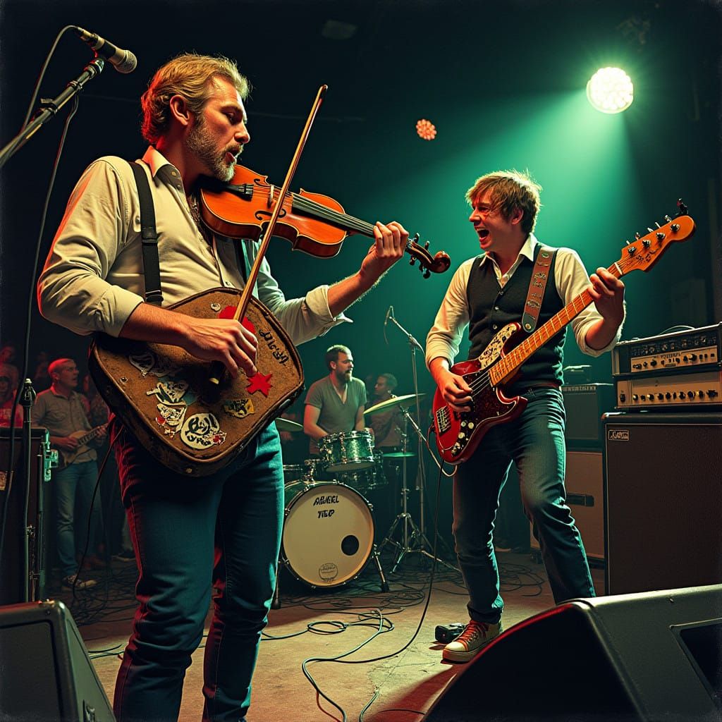 Rebel Irish Folk Punk Band Rocks Rowdy Crowd