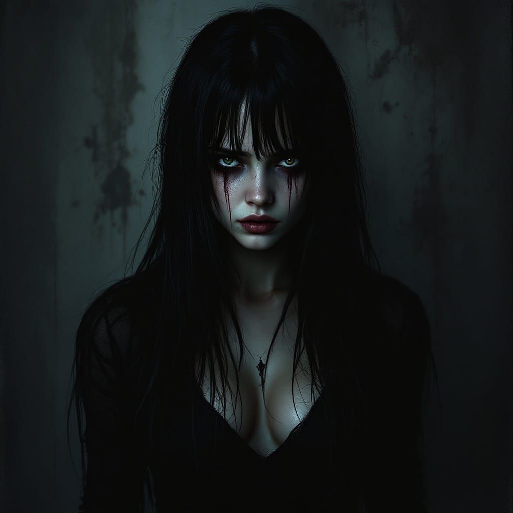 Gothic Beauty in Ominous Decay