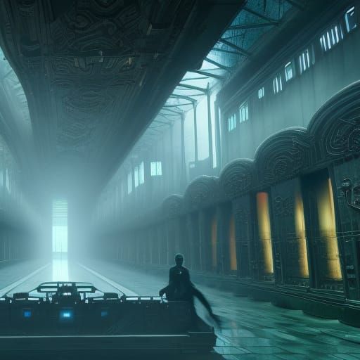 Fantastical Matte Painting in Deep Color