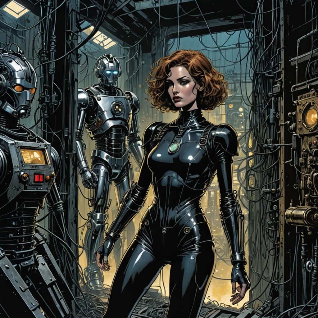 Zoe Heriot Rescues The Doctor: Comic Book Art