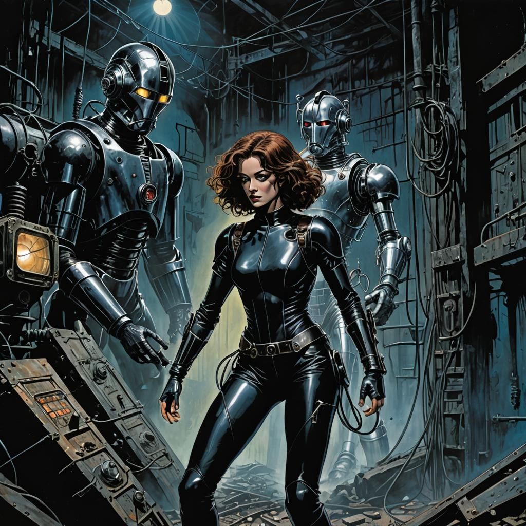 Zoe Heriot Rescues The Doctor: Comic Book Art