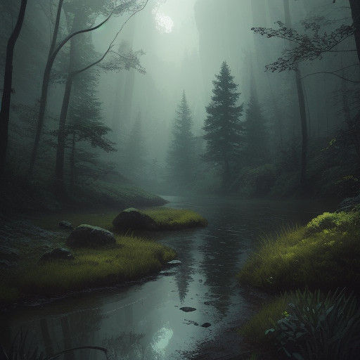 Epic Goldilocks Forest Scene in Cinematic Digital Art