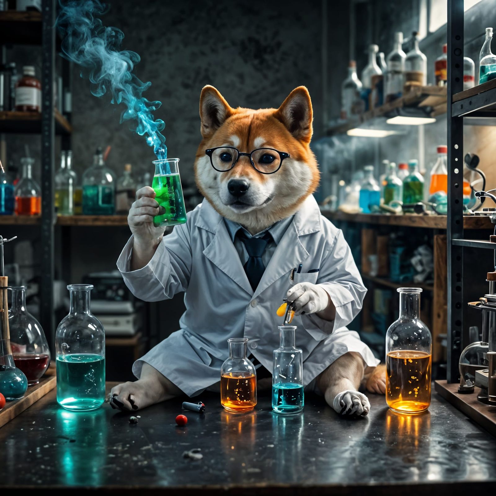 Shiba Inu Scientist Discovers Sparkling Reaction in Futurist...