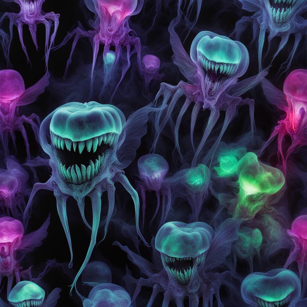 Jelly Fish with Teeth