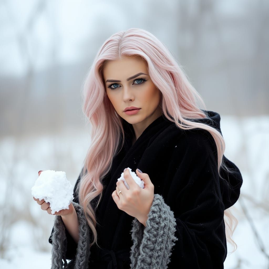 Ethereal Goddess of Winter's Chill