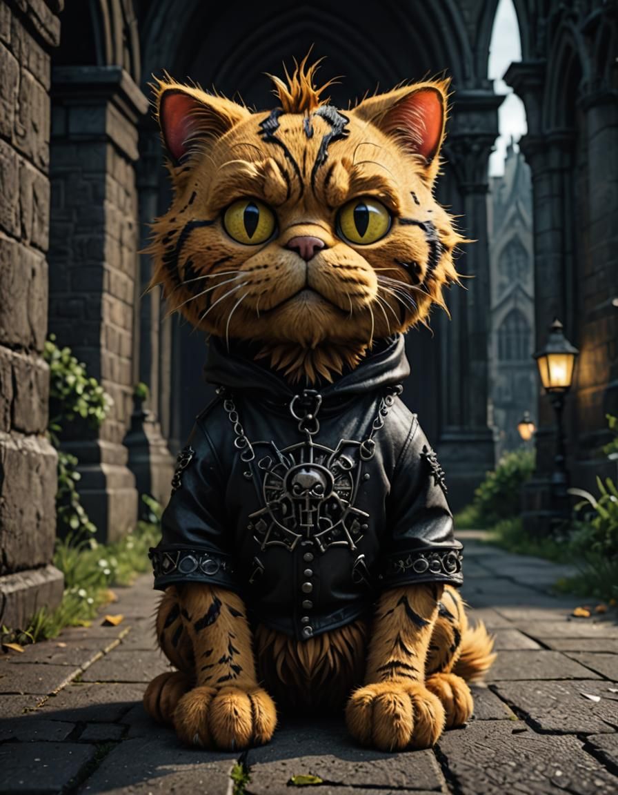 Garfield gone emo again..... JOHN!!!!